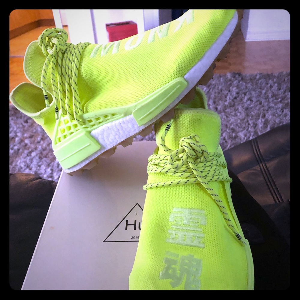 Adidas nmd by Pharrell “now is her time” yellow